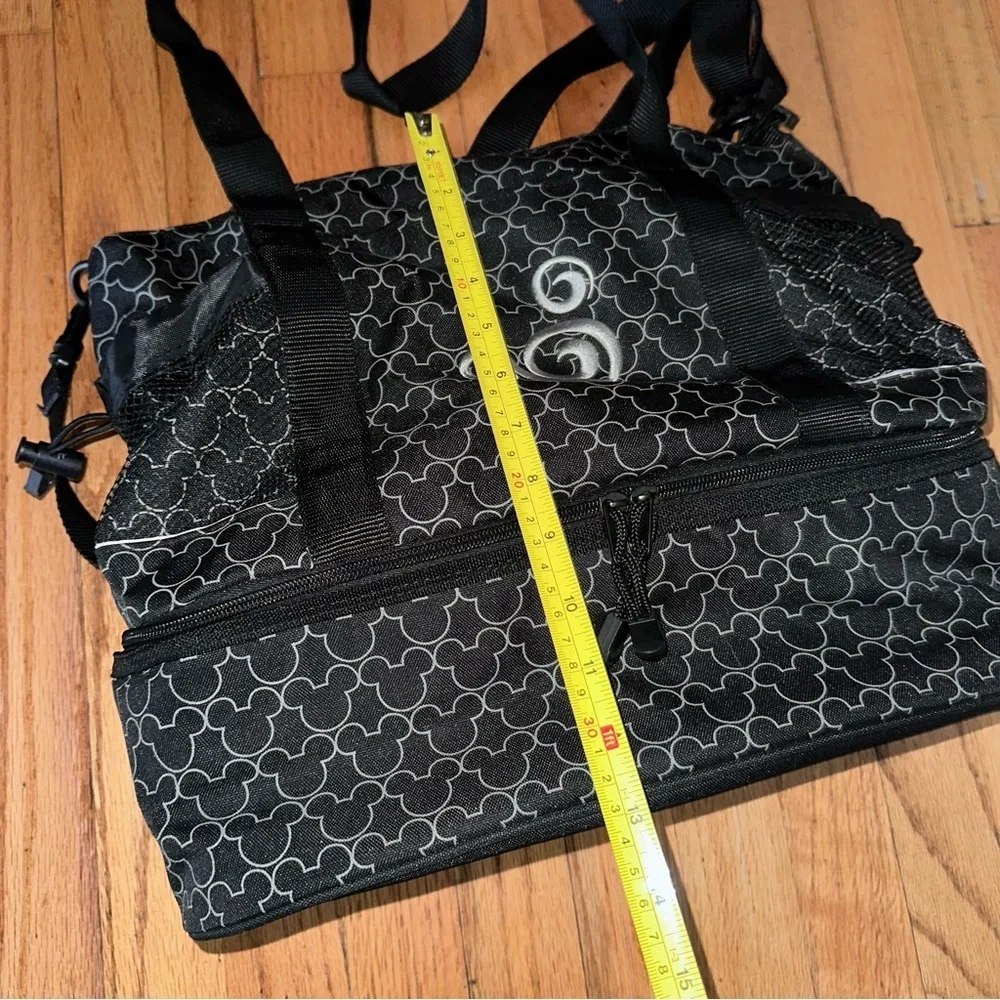 Disney Black Baby Bag with White Accents NWOT